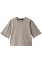【スタニングルアー/STUNNING LURE】のウルティマコットンTシャツ 人気、トレンドファッション・服の通販 founy(ファニー) ファッション Fashion レディースファッション Fashion for Women トップス・カットソー Cut & Sew Tops シャツ・ブラウス・オフィスカジュアル Elegant Blouses & Button-Ups ロングTシャツ・Tシャツ Longline T-Shirts & Tees カットソー・ベーシックTシャツ Cut-and-Sewn Tops / Stretch Tees & Basics ショート Short, Short Length スリーブ Sleeve, Long Sleeve / Short Sleeve バランス Balance, Style Balance 再入荷 Restock / Back in Stock thumbnail グレー|ID: prp329100004096658 ipo3291000000032703148