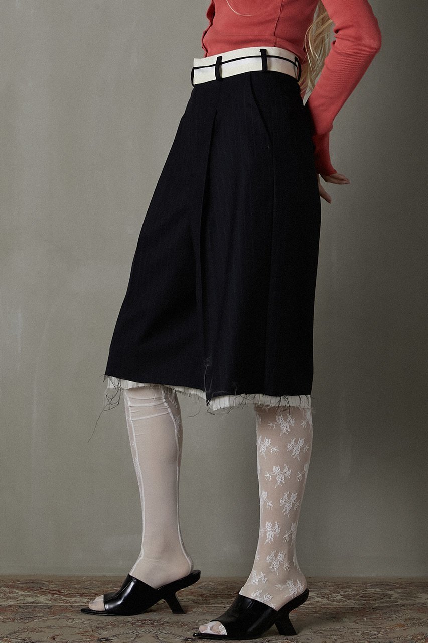 【プランク プロジェクト/PRANK PROJECT】のウールハーフパンツWool Half Pants 人気、トレンドファッション・服の通販 founy(ファニー) 　ファッション　Fashion　レディースファッション　Fashion for Women　パンツ　Pants & Trousers　ショートパンツ・ハーフパンツ　High-Waisted & Relaxed Shorts　カットオフ　Cut-Off Design　ストライプ　Stripe, Striped Pattern　ソックス　Socks, Hosiery　タイツ　Tights, Legwear　ツイル　Twist, Twisted Detail　ハーフ　Half, Half-Length　メンズ　Men's, Menswear　other-3|ID: prp329100004096660 ipo3291000000032817759