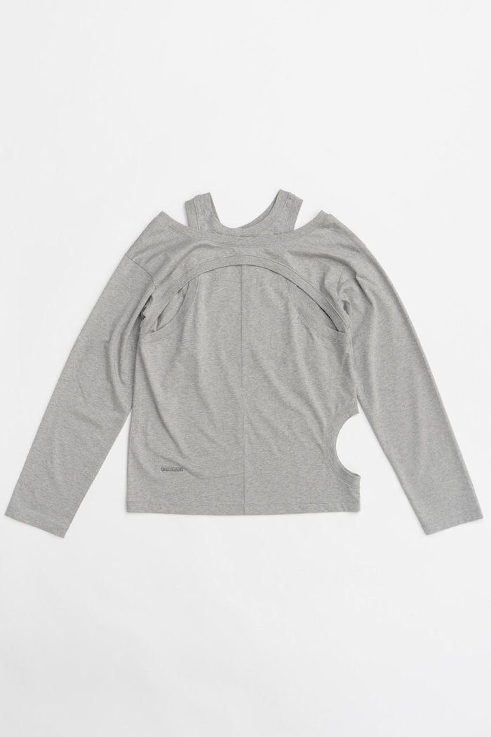 【プランク プロジェクト/PRANK PROJECT】の2WAYカットアウトトップ / 2WAY Cut Out Top インテリア・キッズ・メンズ・レディースファッション・服の通販 founy(ファニー) https://founy.com/ ファッション Fashion レディースファッション Fashion for Women トップス・カットソー Cut & Sew Tops シャツ・ブラウス・オフィスカジュアル Elegant Blouses & Button-Ups ロングTシャツ・Tシャツ Longline T-Shirts & Tees カットソー・ベーシックTシャツ Cut-and-Sewn Tops / Stretch Tees & Basics カットソー Cut and Sewn Top スリーブ Sleeve, Long Sleeve / Short Sleeve ロング Long, Long-Length |ID: prp329100004096665 ipo3291000000032913556