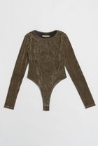 【プランク プロジェクト/PRANK PROJECT】のベロアボディスーツ / Velour Bodysuit KHK(カーキ)|ID: prp329100004096666 ipo3291000000032896867