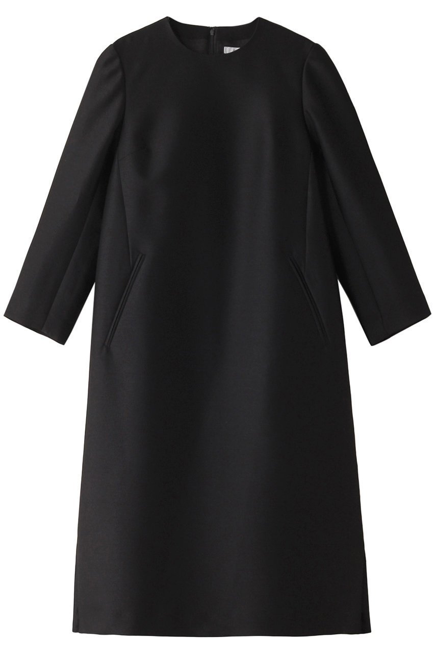 【ドメル/DOMELLE】のウール シルク ツイル ドレス 人気、トレンドファッション・服の通販 founy(ファニー) 　ファッション　Fashion　レディースファッション　WOMEN　ワンピース　Dress　ドレス　Party Dresses　チュニック　Tunic　オケージョン　Occasion　クラシック　Classic　コンパクト　Compact　シルク　Silk　シンプル　Simple　ストレート　Straight　チェスターコート　Chester Coat　チュニック　Tunic　ツイル　Twill　ドレス　Dress　ベスト　Vest　ロング　Long　エレガント 上品　Elegant　 other-1|ID: prp329100004096674 ipo3291000000030474357