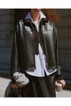 【アルアバイル/allureville】のフェイクレザーステンカラーブルゾン 人気、トレンドファッション・服の通販 founy(ファニー) ファッション Fashion レディースファッション WOMEN アウター Coat Outerwear ジャケット Jackets ブルゾン Blouson/Jackets A/W・秋冬 Aw・Autumn/Winter・Fw・Fall-Winter おすすめ Recommend ジャケット Jacket ブルゾン Blouson NEW・新作・新着・新入荷 New Arrivals thumbnail ブラック|ID: prp329100004096694 ipo3291000000027781877