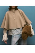 【アルアバイル/allureville】のメルトンショートケープ 人気、トレンドファッション・服の通販 founy(ファニー) ファッション Fashion レディースファッション WOMEN アウター Coat Outerwear ジャケット Jackets おすすめ Recommend クロップド Cropped ジャケット Jacket トレンド Trend thumbnail ベージュ|ID: prp329100004096700 ipo3291000000027781894