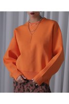 【ローズバッド/ROSE BUD】のスウェットライクニット 人気、トレンドファッション・服の通販 founy(ファニー) ファッション Fashion レディースファッション WOMEN トップス・カットソー Tops/Tshirt ニット Knit Tops パーカ Sweats プルオーバー Pullover スウェット Sweat スウェット Sweat ベーシック Basic NEW・新作・新着・新入荷 New Arrivals 軽量 Lightweight thumbnail オレンジ|ID: prp329100004096707 ipo3291000000027781922