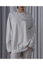 【ローズバッド/ROSE BUD】のビッグスウェット 人気、トレンドファッション・服の通販 founy(ファニー) ファッション Fashion レディースファッション WOMEN トップス・カットソー Tops/Tshirt シャツ/ブラウス Shirts/Blouses パーカ Sweats ロング / Tシャツ T-Shirts スウェット Sweat カットソー Cut and Sewn NEW・新作・新着・新入荷 New Arrivals thumbnail グレー|ID: prp329100004096709 ipo3291000000027781928