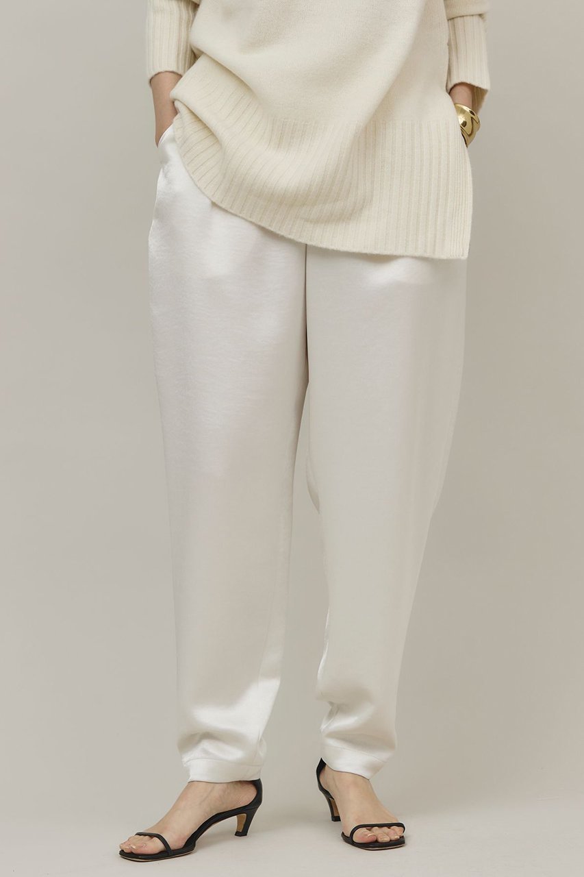 【カレンソロジー/Curensology】のダブルサテンタックパンツ 人気、トレンドファッション・服の通販 founy(ファニー) 　ファッション　Fashion　レディースファッション　WOMEN　パンツ　Pants　サテン　Satin　タンブラー　Tumbler　ロング　Long　ヴィンテージ　Vintage　A/W・秋冬　Aw・Autumn/Winter・Fw・Fall-Winter　 other-1|ID: prp329100004096717 ipo3291000000029814217