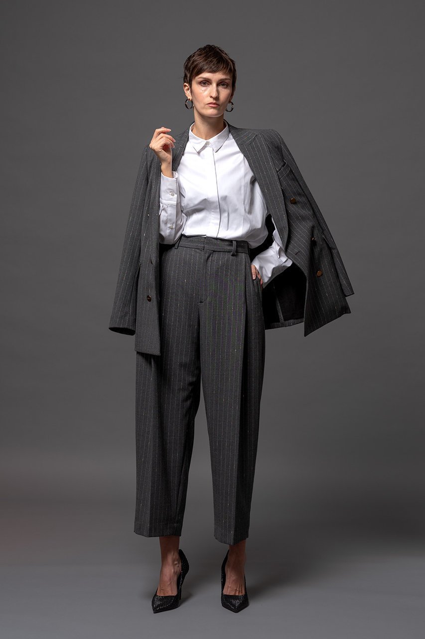 【ドメル/DOMELLE】のラメ ストライプ パンツ 人気、トレンドファッション・服の通販 founy(ファニー) 　ファッション　Fashion　レディースファッション　WOMEN　パンツ　Pants　イタリア　Italy　ストライプ　Stripe　ストレッチ　Stretch　バランス　Balance　マニッシュ　Mannish　ワイド　Wide　エレガント 上品　Elegant　other-6|ID: prp329100004098416 ipo3291000000031414402