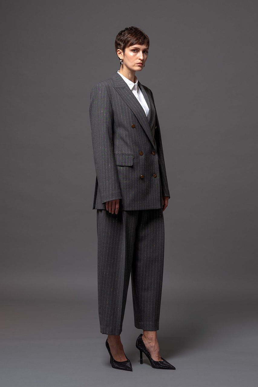 【ドメル/DOMELLE】のラメ ストライプ パンツ 人気、トレンドファッション・服の通販 founy(ファニー) 　ファッション　Fashion　レディースファッション　WOMEN　パンツ　Pants　イタリア　Italy　ストライプ　Stripe　ストレッチ　Stretch　バランス　Balance　マニッシュ　Mannish　ワイド　Wide　エレガント 上品　Elegant　other-8|ID: prp329100004098416 ipo3291000000031414407