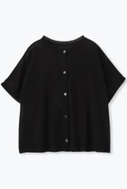 【レリル/lelill】のワイドボーダーショートカーデ 人気、トレンドファッション・服の通販 founy(ファニー) ファッション Fashion レディースファッション WOMEN トップス・カットソー Tops/Tshirt ニット Knit Tops カーディガン Cardigans おすすめ Recommend カーディガン Cardigan ニットソー Knit Sew フロント Front ワイド Wide 夏 Summer 抗菌 Antibacterial 春 Spring thumbnail ブラック|ID: prp329100004098428 ipo3291000000027800404