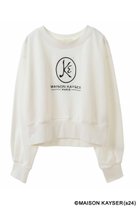 【トランテアン ソン ドゥ モード/31 Sons de mode】の【31 SONS DE MODE×MAISON KAYSER】刺しゅうロゴスウェット ホワイト|ID: prp329100004098455 ipo3291000000027800495