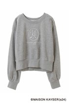 【トランテアン ソン ドゥ モード/31 Sons de mode】の【31 SONS DE MODE×MAISON KAYSER】刺しゅうロゴスウェット ライトグレー|ID:prp329100004098455