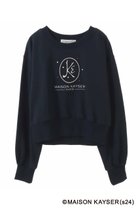 【トランテアン ソン ドゥ モード/31 Sons de mode】の【31 SONS DE MODE×MAISON KAYSER】刺しゅうロゴスウェット 人気、トレンドファッション・服の通販 founy(ファニー) ファッション Fashion レディースファッション WOMEN トップス・カットソー Tops/Tshirt シャツ/ブラウス Shirts/Blouses パーカ Sweats ロング / Tシャツ T-Shirts スウェット Sweat カットソー Cut and Sewn コラボ Collaboration スウェット Sweat ストーン Stone パール Pearl フランス France ランジェリー Lingerie ルーズ Loose 再入荷 Restock/Back In Stock/Re Arrival thumbnail ネイビー|ID: prp329100004098455 ipo3291000000027800497