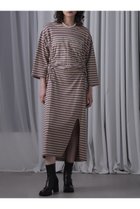 【ローズバッド/ROSE BUD】のナンバリングドロストワンピース 人気、トレンドファッション・服の通販 founy(ファニー) ファッション Fashion レディースファッション WOMEN ワンピース Dress チュニック Tunic おすすめ Recommend スリット Slit チュニック Tunic デニム Denim プリント Print ロング Long NEW・新作・新着・新入荷 New Arrivals thumbnail ベージュ|ID: prp329100004098469 ipo3291000000027800546