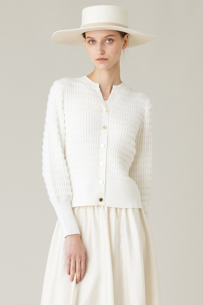 【アルアバイル/allureville】の【LOULOU WILLOUGHBY】フェザーリブボーダーカーディガン インテリア・キッズ・メンズ・レディースファッション・服の通販 founy(ファニー) https://founy.com/ ファッション Fashion レディースファッション Fashion for Women トップス・カットソー Cut & Sew Tops ニット Knit Tops & Sweaters カーディガン・羽織り Layered Style Cardigans カーディガン Cardigan, Knitwear フェザーヤーン Feather Yarn, Fluffy Yarn フロント Front, Front Design ボトム Bottoms, Lower Wear ボーダー Border, Stripe ワイド Wide, Wide Fit |ID: prp329100004098471 ipo3291000000036259965