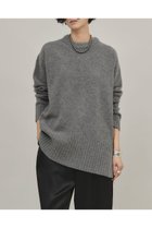 【カレンソロジー/Curensology】のウールカシミヤサイドジッププルオーバー 人気、トレンドファッション・服の通販 founy(ファニー) ファッション Fashion レディースファッション WOMEN トップス・カットソー Tops/Tshirt ニット Knit Tops プルオーバー Pullover A/W・秋冬 Aw・Autumn/Winter・Fw・Fall-Winter おすすめ Recommend カシミヤ Cashmere バランス Balance ボーダー Border マキシ Maxi ロング Long 再入荷 Restock/Back In Stock/Re Arrival 冬 Winter thumbnail グレー|ID: prp329100004098487 ipo3291000000027800599