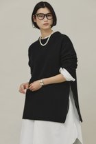 【カレンソロジー/Curensology】のウールカシミヤサイドジッププルオーバー 人気、トレンドファッション・服の通販 founy(ファニー) ファッション Fashion レディースファッション WOMEN トップス・カットソー Tops/Tshirt ニット Knit Tops プルオーバー Pullover A/W・秋冬 Aw・Autumn/Winter・Fw・Fall-Winter おすすめ Recommend カシミヤ Cashmere バランス Balance ボーダー Border マキシ Maxi ロング Long 再入荷 Restock/Back In Stock/Re Arrival 冬 Winter thumbnail ブラック|ID: prp329100004098487 ipo3291000000029489328