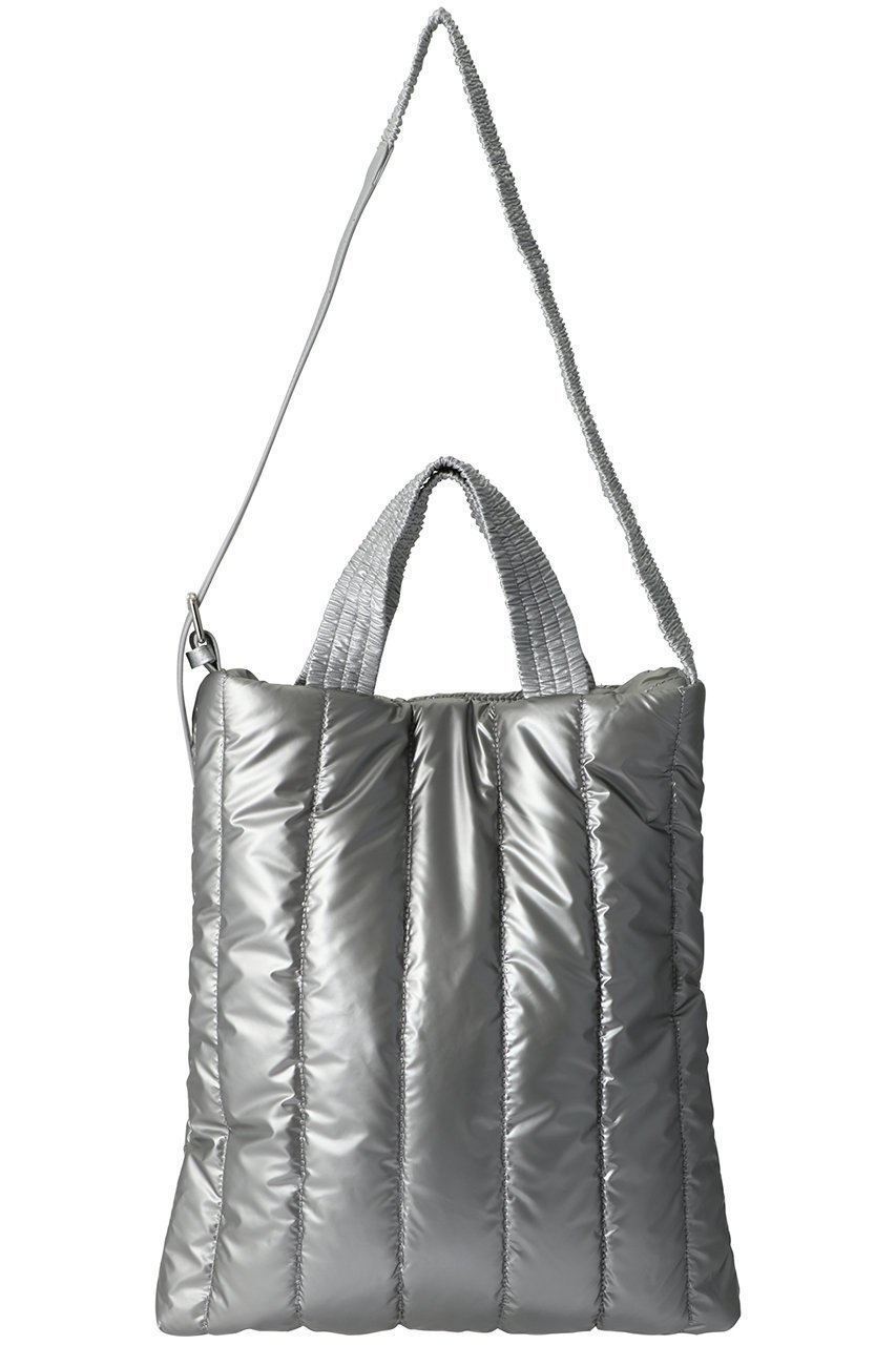 【メゾンスペシャル/MAISON SPECIAL】の【UNISEX】レクダンクキルトトート インテリア・キッズ・メンズ・レディースファッション・服の通販 founy(ファニー) 　ファッション　Fashion　レディースファッション　Fashion for Women　バッグ　Bags　ユニセックス　Unisex, Genderless　ギャザー　Gathered, Ruffled　ショルダー　Shoulder, Shoulder Strap　フェイクレザー　Faux Leather, PU Leather　フォルム　Silhouette, Form　エレガント 上品　Elegant　SLV(シルバー)|ID: prp329100004098496 ipo3291000000032790310