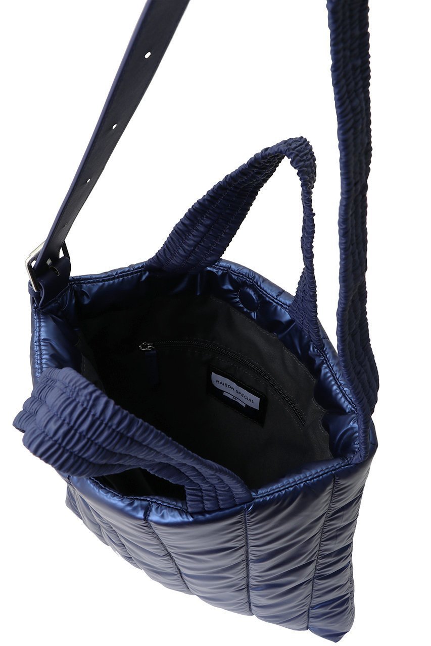 【メゾンスペシャル/MAISON SPECIAL】の【UNISEX】レクダンクキルトトート 人気、トレンドファッション・服の通販 founy(ファニー) 　ファッション　Fashion　レディースファッション　Fashion for Women　バッグ　Bags　ユニセックス　Unisex, Genderless　ギャザー　Gathered, Ruffled　ショルダー　Shoulder, Shoulder Strap　フェイクレザー　Faux Leather, PU Leather　フォルム　Silhouette, Form　エレガント 上品　Elegant　other-5|ID: prp329100004098496 ipo3291000000032790324