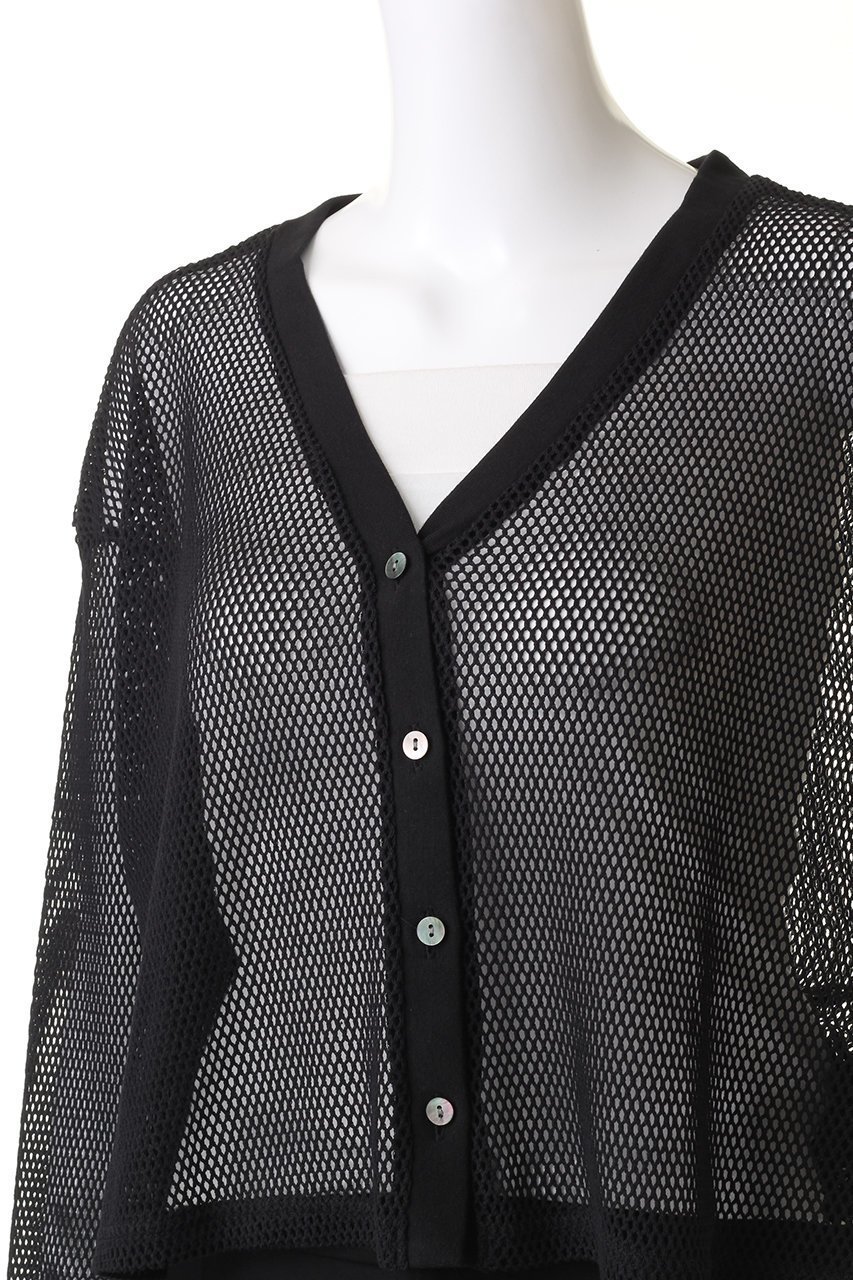 【ミディウミソリッド/MIDIUMISOLID】のmesh CD カーディガン 人気、トレンドファッション・服の通販 founy(ファニー) 　ファッション　Fashion　レディースファッション　WOMEN　トップス・カットソー　Tops/Tshirt　ニット　Knit Tops　カーディガン　Cardigans　カーディガン　Cardigan　シアー　Sheer　シンプル　Simple　トレンド　Trend　メッシュ　Mesh　夏　Summer　other-5|ID: prp329100004098502 ipo3291000000031414609