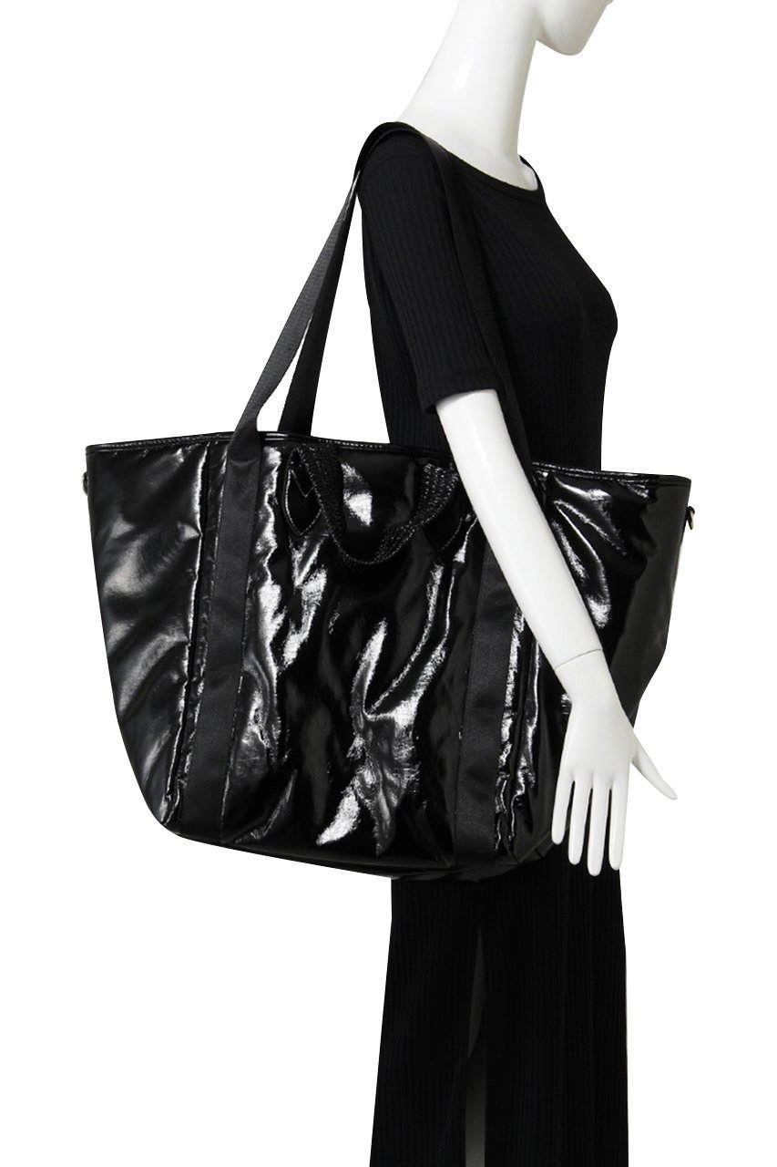 【メゾンスペシャル/MAISON SPECIAL】の【UNISEX】グロッシーBIGトートバッグ 人気、トレンドファッション・服の通販 founy(ファニー) 　ファッション　Fashion　レディースファッション　Fashion for Women　バッグ　Bags　ユニセックス　Unisex, Genderless　エナメル　Patent Leather　ショルダー　Shoulder, Shoulder Strap　フェイクレザー　Faux Leather, PU Leather　巾着　Drawstring Bag, Kinchaku　旅行　Travel　other-2|ID: prp329100004098505 ipo3291000000036691955