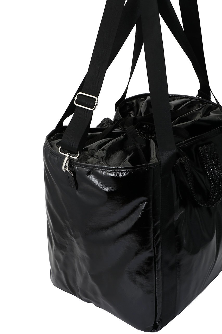 【メゾンスペシャル/MAISON SPECIAL】の【UNISEX】グロッシーBIGトートバッグ 人気、トレンドファッション・服の通販 founy(ファニー) 　ファッション　Fashion　レディースファッション　Fashion for Women　バッグ　Bags　ユニセックス　Unisex, Genderless　エナメル　Patent Leather　ショルダー　Shoulder, Shoulder Strap　フェイクレザー　Faux Leather, PU Leather　巾着　Drawstring Bag, Kinchaku　旅行　Travel　other-4|ID: prp329100004098505 ipo3291000000036691957