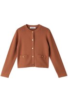 【アルアバイル/allureville】の【Loulou Willoughby】バイカラーコンパクトカーディガン A キャメル|ID: prp329100004099783 ipo3291000000036098618