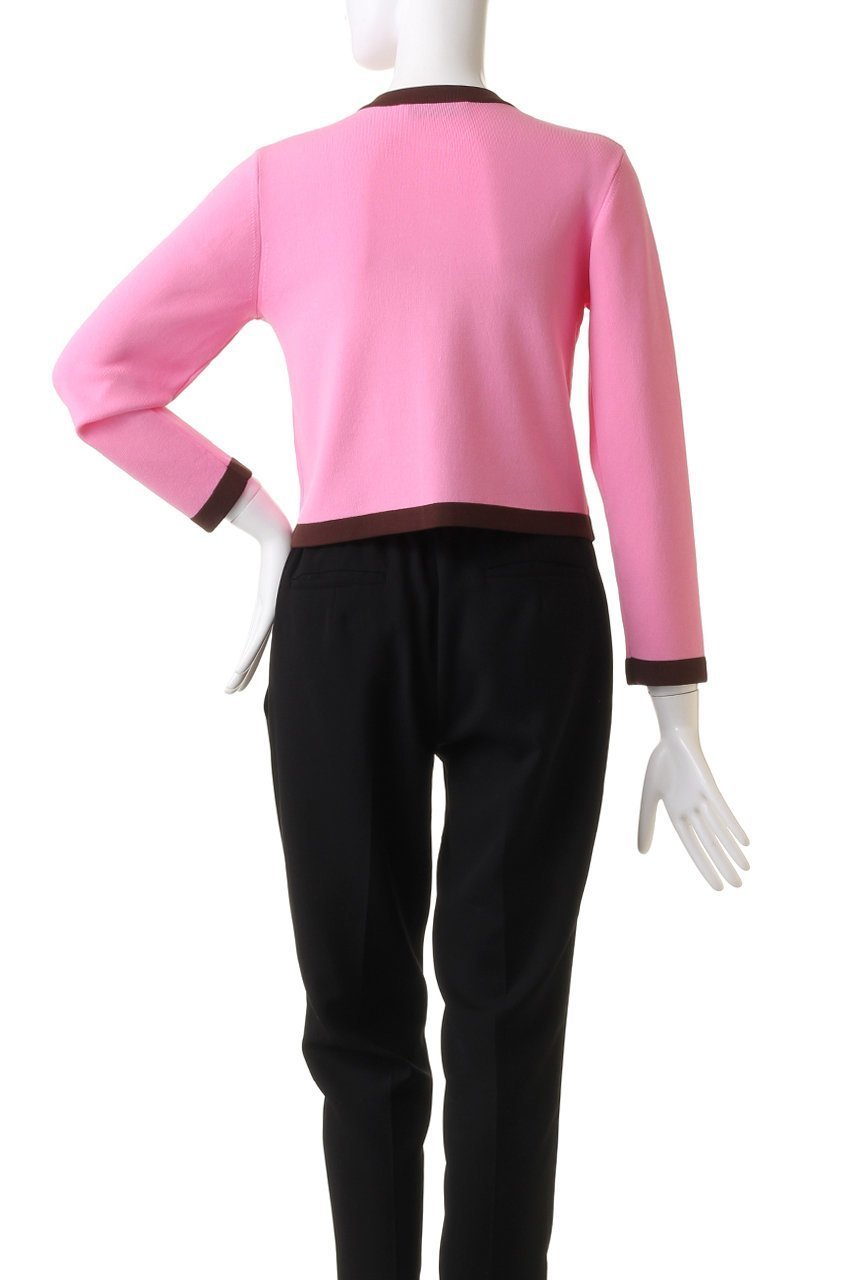 【アルアバイル/allureville】の【Loulou Willoughby】バイカラーコンパクトカーディガン A 人気、トレンドファッション・服の通販 founy(ファニー) 　ファッション　Fashion　レディースファッション　Fashion for Women　トップス・カットソー　Cut & Sew Tops　ニット　Knit Tops & Sweaters　カーディガン・羽織り　Layered Style Cardigans　カーディガン　Cardigan, Knitwear　コンパクト　Compact, Small Size　バランス　Balance, Style Balance　フロント　Front, Front Design　ボトム　Bottoms, Lower Wear　other-4|ID: prp329100004099783 ipo3291000000036098622