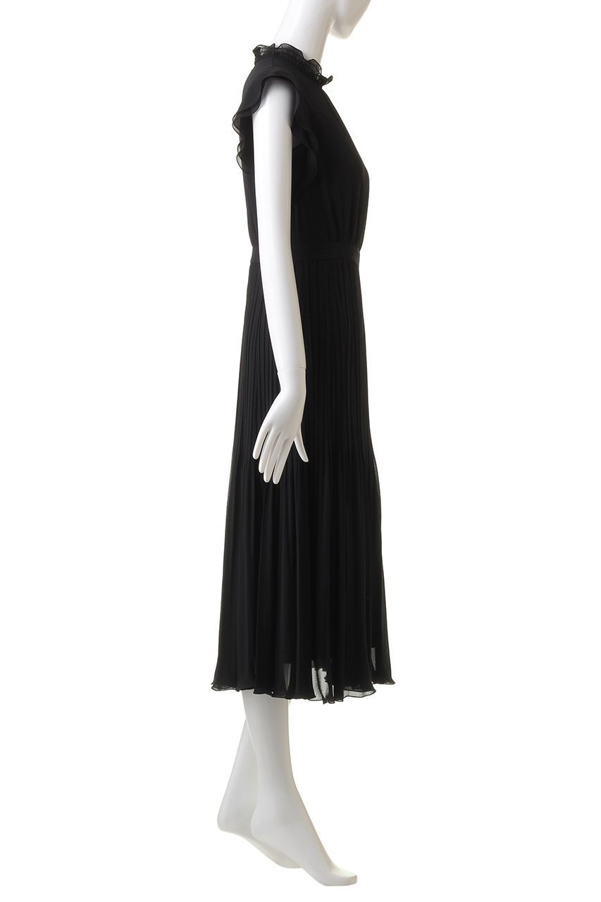 【アナイ/ANAYI】のジョーゼットプリーツワンピース 人気、トレンドファッション・服の通販 founy(ファニー) 　ファッション　Fashion　レディースファッション　Fashion for Women　ワンピース　Dresses　チュニック　Tunic Tops & Dresses　おすすめ　Recommended / Our Picks　アクセサリー　Fashion Accessories　シャーリング　Shirring, Ruched　ジョーゼット　Georgette, Semi-Sheer Fabric　チュニック　Tunic, Long Top　フレア　Flare, Flared　プリーツ　Pleats, Pleated　ロング　Long, Long-Length　エレガント 上品　Elegant　other-3|ID: prp329100004100628 ipo3291000000032893388