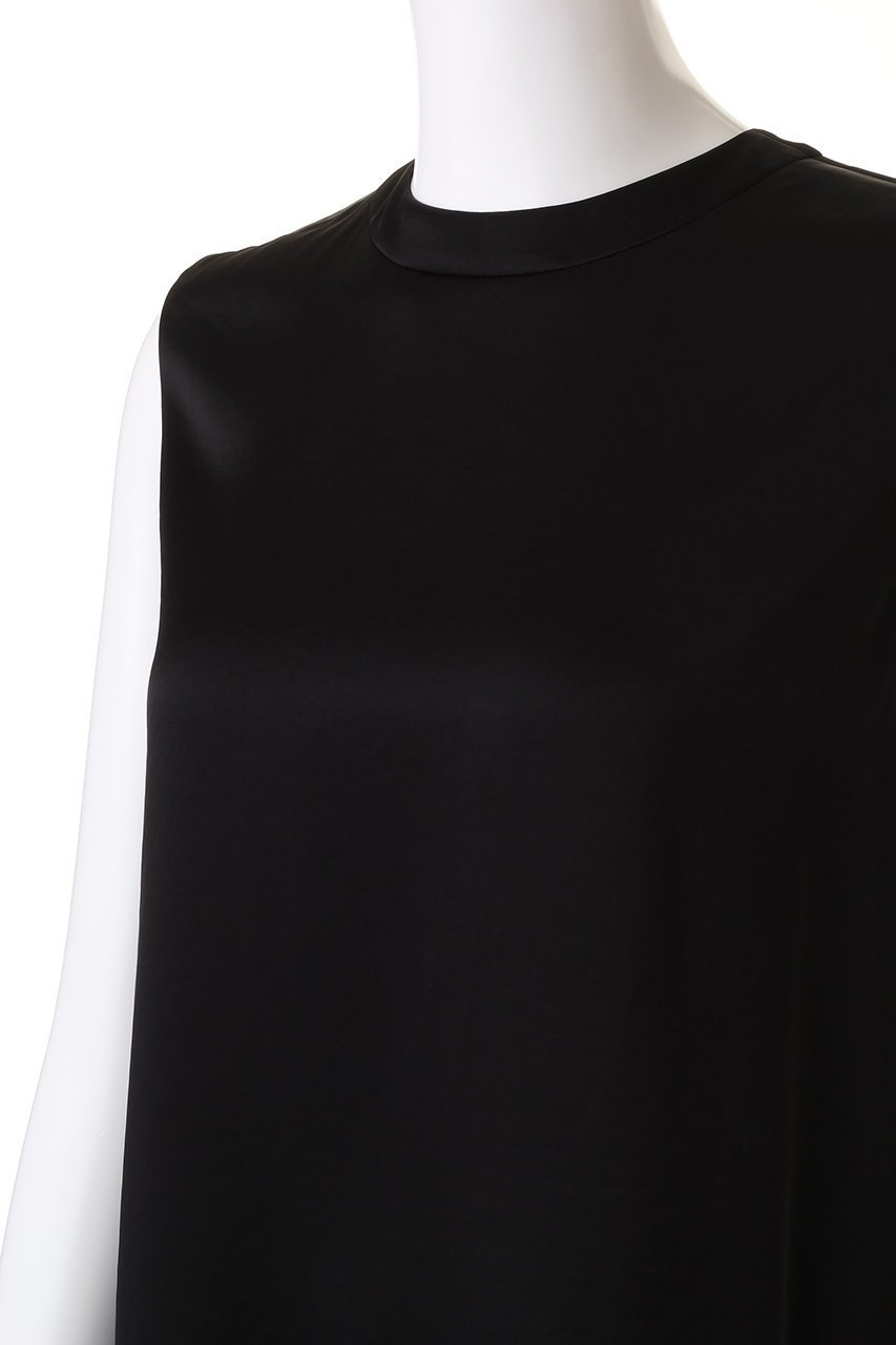 【ジェイドット/j.】のトリアセサテンスリーブレスブラウス 人気、トレンドファッション・服の通販 founy(ファニー) 　ファッション　Fashion　レディースファッション　WOMEN　トップス・カットソー　Tops/Tshirt　キャミソール / ノースリーブ　No Sleeves　シャツ/ブラウス　Shirts/Blouses　おすすめ　Recommend　サテン　Satin　セットアップ　Set Up　タンク　Tank　ノースリーブ　No Sleeve　other-5|ID: prp329100004100635 ipo3291000000031413973