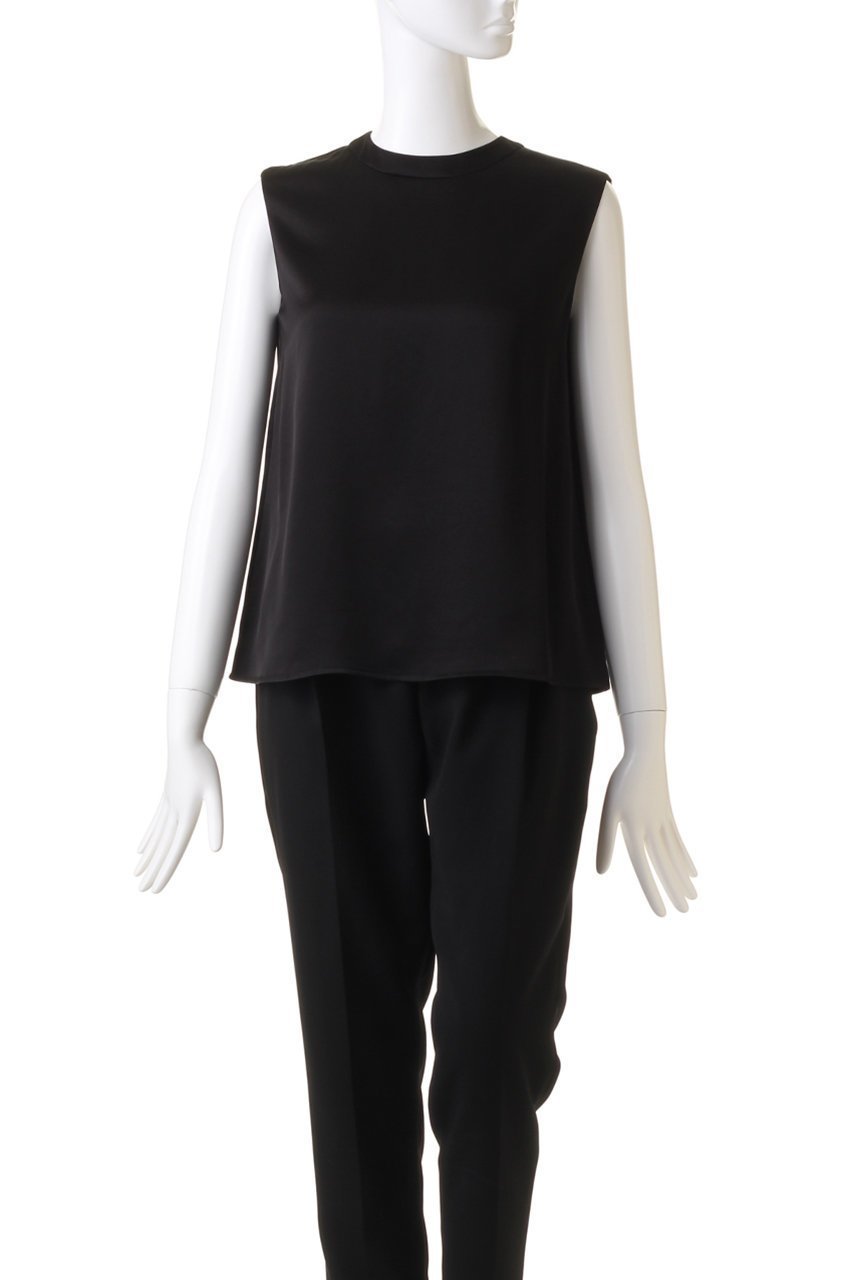 【ジェイドット/j.】のトリアセサテンスリーブレスブラウス 人気、トレンドファッション・服の通販 founy(ファニー) 　ファッション　Fashion　レディースファッション　Fashion for Women　トップス・カットソー　Cut & Sew Tops　キャミソール&ノースリーブ　Camisoles & Sleeveless Tops　シャツ・ブラウス・オフィスカジュアル　Elegant Blouses & Button-Ups　おすすめ　Recommended / Our Picks　サテン　Satin, Glossy Fabric　セットアップ　Set-Up, Coordinated Outfit　タンク　Tank Top, Sleeveless Top　ノースリーブ　Sleeveless, No-Sleeve　other-2|ID: prp329100004100635 ipo3291000000035823397