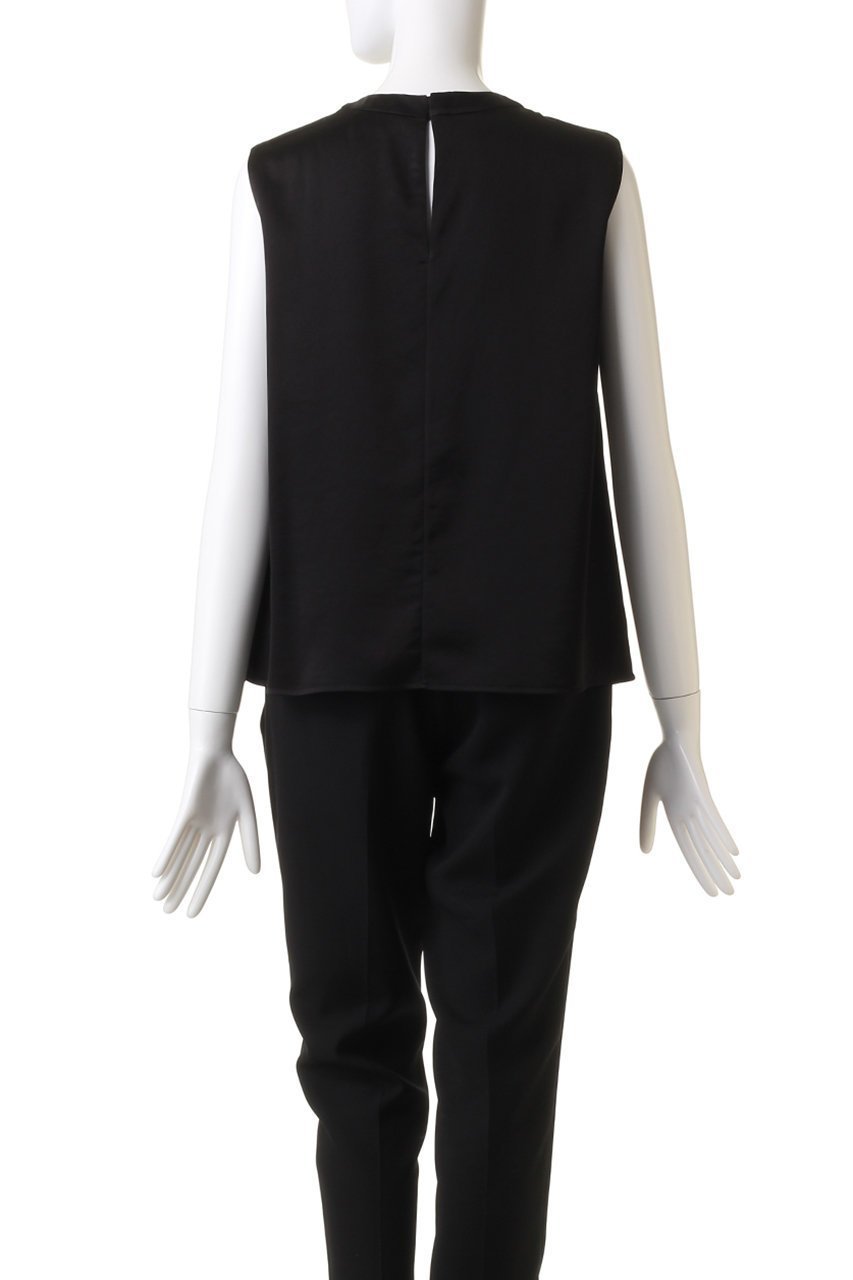 【ジェイドット/j.】のトリアセサテンスリーブレスブラウス 人気、トレンドファッション・服の通販 founy(ファニー) 　ファッション　Fashion　レディースファッション　Fashion for Women　トップス・カットソー　Cut & Sew Tops　キャミソール&ノースリーブ　Camisoles & Sleeveless Tops　シャツ・ブラウス・オフィスカジュアル　Elegant Blouses & Button-Ups　おすすめ　Recommended / Our Picks　サテン　Satin, Glossy Fabric　セットアップ　Set-Up, Coordinated Outfit　タンク　Tank Top, Sleeveless Top　ノースリーブ　Sleeveless, No-Sleeve　other-4|ID: prp329100004100635 ipo3291000000035823399
