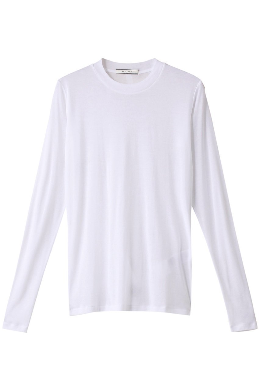 【ベイジ,/BEIGE,】のSORE(ソール)/ウォッシャブルクルーネックカットソー 人気、トレンドファッション・服の通販 founy(ファニー) 　ファッション　Fashion　レディースファッション　Fashion for Women　トップス・カットソー　Cut & Sew Tops　シャツ・ブラウス・オフィスカジュアル　Elegant Blouses & Button-Ups　ロングTシャツ・Tシャツ　Longline T-Shirts & Tees　カットソー・ベーシックTシャツ　Cut-and-Sewn Tops / Stretch Tees & Basics　インナー　Innerwear　カットソー　Cut and Sewn Top　シアー　Sheer, See-Through　シンプル　Simple, Minimal　スリーブ　Sleeve, Long Sleeve / Short Sleeve　ロング　Long, Long-Length　長袖　Long Sleeve, Full Sleeve　 other-1|ID: prp329100004101539 ipo3291000000035892360