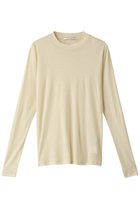 【ベイジ,/BEIGE,】のSORE(ソール)/ウォッシャブルクルーネックカットソー 人気、トレンドファッション・服の通販 founy(ファニー) ファッション Fashion レディースファッション Fashion for Women トップス・カットソー Cut & Sew Tops シャツ・ブラウス・オフィスカジュアル Elegant Blouses & Button-Ups ロングTシャツ・Tシャツ Longline T-Shirts & Tees カットソー・ベーシックTシャツ Cut-and-Sewn Tops / Stretch Tees & Basics インナー Innerwear カットソー Cut and Sewn Top シアー Sheer, See-Through シンプル Simple, Minimal スリーブ Sleeve, Long Sleeve / Short Sleeve ロング Long, Long-Length 長袖 Long Sleeve, Full Sleeve thumbnail Cream|ID: prp329100004101539 ipo3291000000035892365