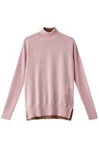 【ベイジ,/BEIGE,】のLA MONNAIE(ラモネ)/タートルネックニット Pink×Taupe|ID:prp329100004101546