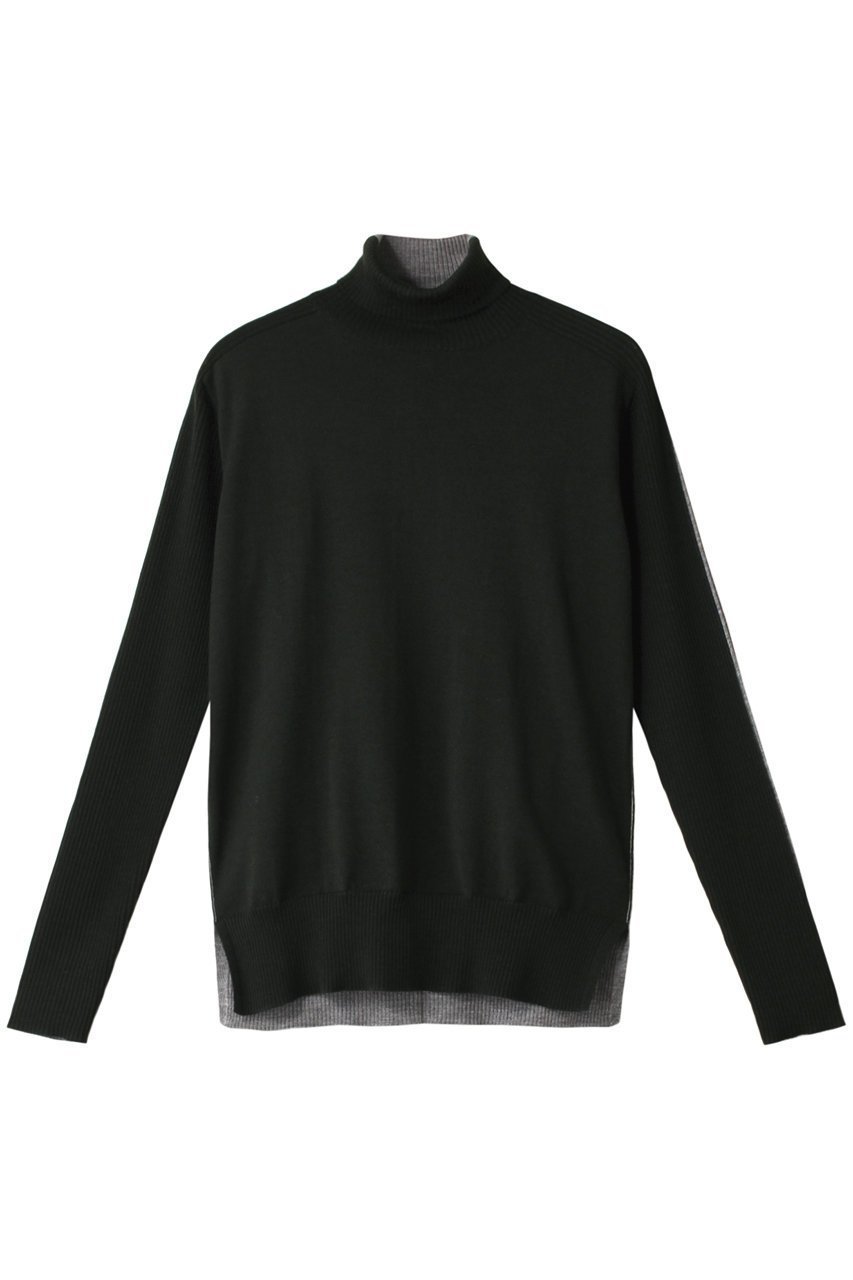 【ベイジ,/BEIGE,】のLA MONNAIE(ラモネ)/タートルネックニット インテリア・キッズ・メンズ・レディースファッション・服の通販 founy(ファニー) ファッション Fashion レディースファッション Fashion for Women トップス・カットソー Cut & Sew Tops ニット Knit Tops & Sweaters カジュアルプルオーバー・ニットトップス Pullovers & Knit Tops / Casual Pullovers タートルネック・ハイネックトップス Turtlenecks & High-Neck Tops なめらか Smooth, Silky Texture インナー Innerwear ジャケット Jacket, Outerwear タートルネック Turtleneck, High Neck F Green×Md Gray|ID: prp329100004101546 ipo3291000000032938057