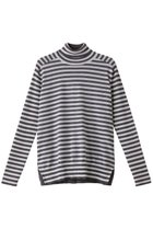 【ベイジ,/BEIGE,】のLA MONNAIE(ラモネ)/タートルネックニット 人気、トレンドファッション・服の通販 founy(ファニー) ファッション Fashion レディースファッション Fashion for Women トップス・カットソー Cut & Sew Tops ニット Knit Tops & Sweaters カジュアルプルオーバー・ニットトップス Pullovers & Knit Tops / Casual Pullovers タートルネック・ハイネックトップス Turtlenecks & High-Neck Tops なめらか Smooth, Silky Texture インナー Innerwear ジャケット Jacket, Outerwear タートルネック Turtleneck, High Neck thumbnail C.Gray×Ecru|ID: prp329100004101546 ipo3291000000032938073