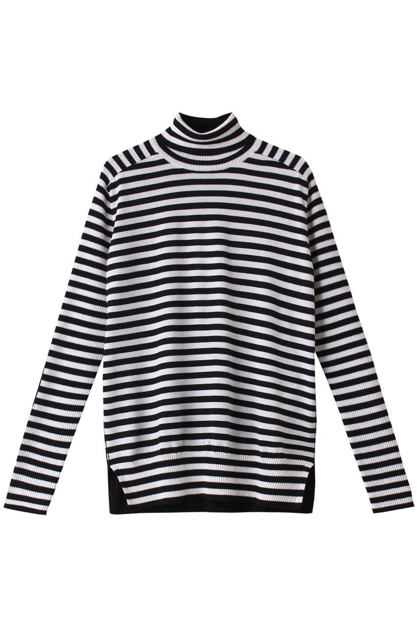 【ベイジ,/BEIGE,】のLA MONNAIE(ラモネ)/タートルネックニット インテリア・キッズ・メンズ・レディースファッション・服の通販 founy(ファニー) ファッション Fashion レディースファッション Fashion for Women トップス・カットソー Cut & Sew Tops ニット Knit Tops & Sweaters カジュアルプルオーバー・ニットトップス Pullovers & Knit Tops / Casual Pullovers タートルネック・ハイネックトップス Turtlenecks & High-Neck Tops なめらか Smooth, Silky Texture インナー Innerwear ジャケット Jacket, Outerwear タートルネック Turtleneck, High Neck Navy×Ecru|ID: prp329100004101546 ipo3291000000032938080