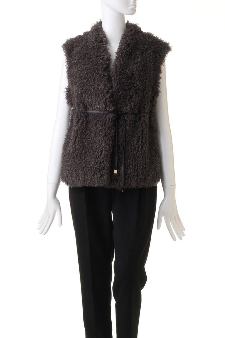 【ベイジ,/BEIGE,】のPUY(ピュイ)/フェイクファーベスト 人気、トレンドファッション・服の通販 founy(ファニー) ファッション Fashion レディースファッション Fashion for Women アウター Coat / Outerwear Collection レディースジャケット・軽アウター Jackets ジャケット Jacket, Outerwear フェイクファー Faux Fur, Imitation Fur フラット Flat, Flat Shoes ベスト Vest, Waistcoat リボン Ribbon, Bow ルーズ Loose, Oversized A/W・秋冬 Autumn/Winter other-2|ID: prp329100004101549 ipo3291000000035491488