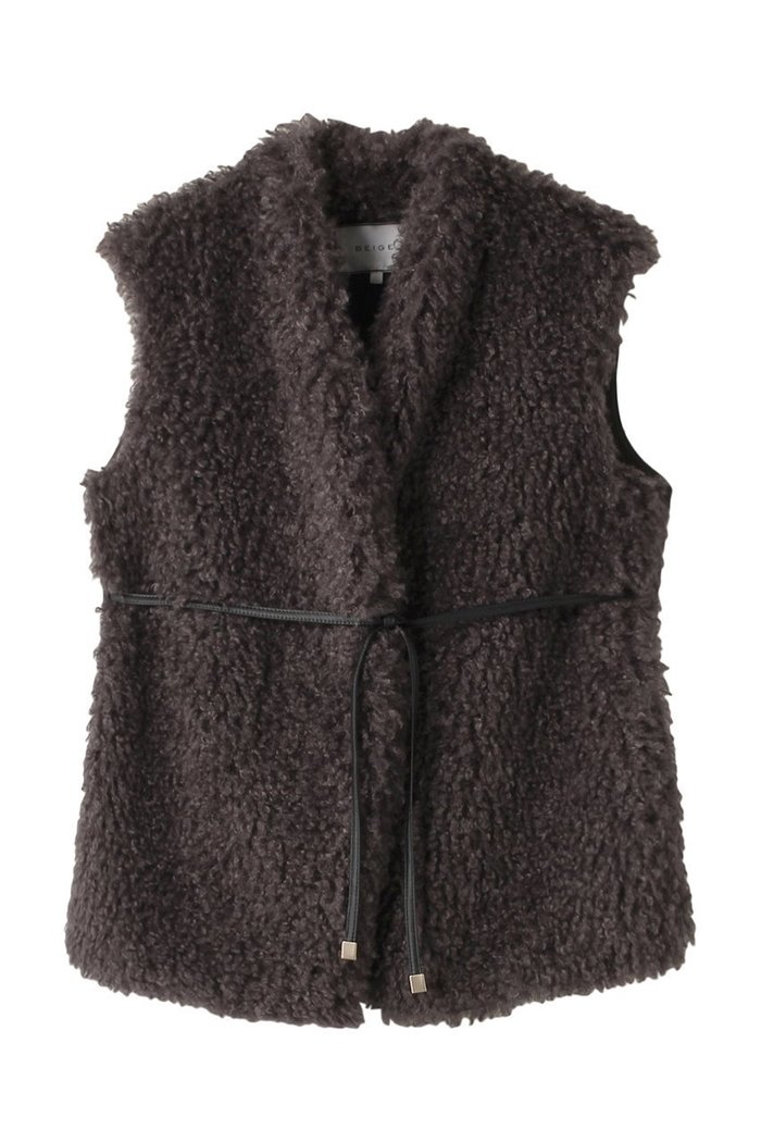 【ベイジ,/BEIGE,】のPUY(ピュイ)/フェイクファーベスト インテリア・キッズ・メンズ・レディースファッション・服の通販 founy(ファニー) https://founy.com/ ファッション Fashion レディースファッション Fashion for Women アウター Coat / Outerwear Collection レディースジャケット・軽アウター Jackets ジャケット Jacket, Outerwear フェイクファー Faux Fur, Imitation Fur フラット Flat, Flat Shoes ベスト Vest, Waistcoat リボン Ribbon, Bow ルーズ Loose, Oversized A/W・秋冬 Autumn/Winter |ID: prp329100004101549 ipo3291000000035654919