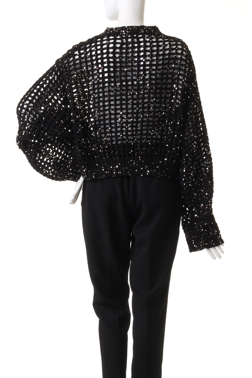 【ベイジ,/BEIGE,】のBARQUIER(バルキエ)/スパンコールニット 人気、トレンドファッション・服の通販 founy(ファニー) 　ファッション　Fashion　レディースファッション　Fashion for Women　トップス・カットソー　Cut & Sew Tops　ニット　Knit Tops & Sweaters　カジュアルプルオーバー・ニットトップス　Pullovers & Knit Tops / Casual Pullovers　カットソー　Cut and Sewn Top　シルバー　Silver, Metallic Silver　スパンコール　Sequins, Sequin Embellishment　メッシュ　Mesh, Net Fabric　other-4|ID: prp329100004101553 ipo3291000000035066623