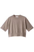 【ベイジ,/BEIGE,】のLA MONNAIE(ラモネ)/ショート丈ニット Lt Taupe|ID:prp329100004101556