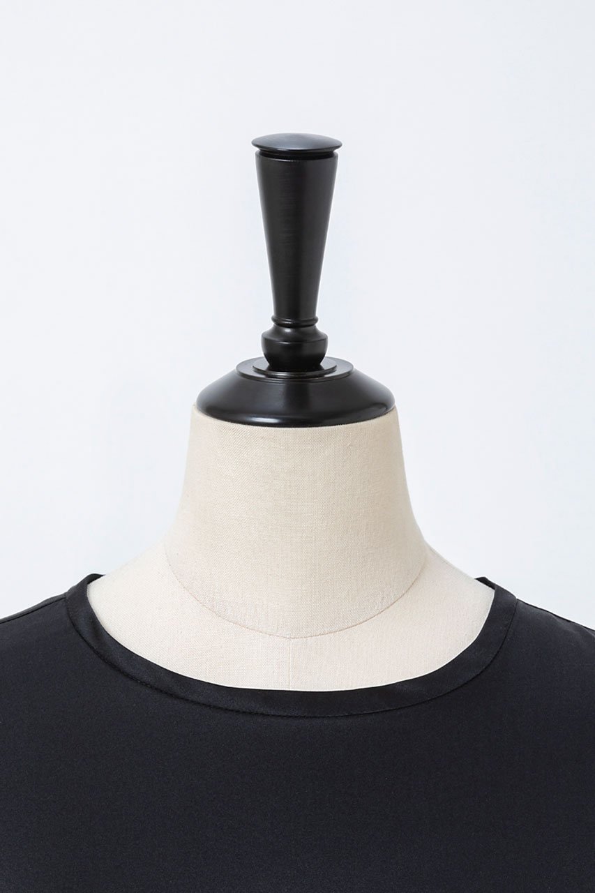 【オーヴィル/EAUVIRE】のウォッシャブルシルクTブラウス 人気、トレンドファッション・服の通販 founy(ファニー) 　ファッション　Fashion　レディースファッション　WOMEN　トップス・カットソー　Tops/Tshirt　シャツ/ブラウス　Shirts/Blouses　ショート　Short　シルク　Silk　ストレッチ　Stretch　スリーブ　Sleeve　エレガント 上品　Elegant　半袖　Short Sleeve　other-4|ID: prp329100004102729 ipo3291000000031413065