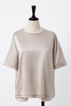 【オーヴィル/EAUVIRE】のウォッシャブルシルクTブラウス グレージュ|ID: prp329100004102729 ipo3291000000035823339