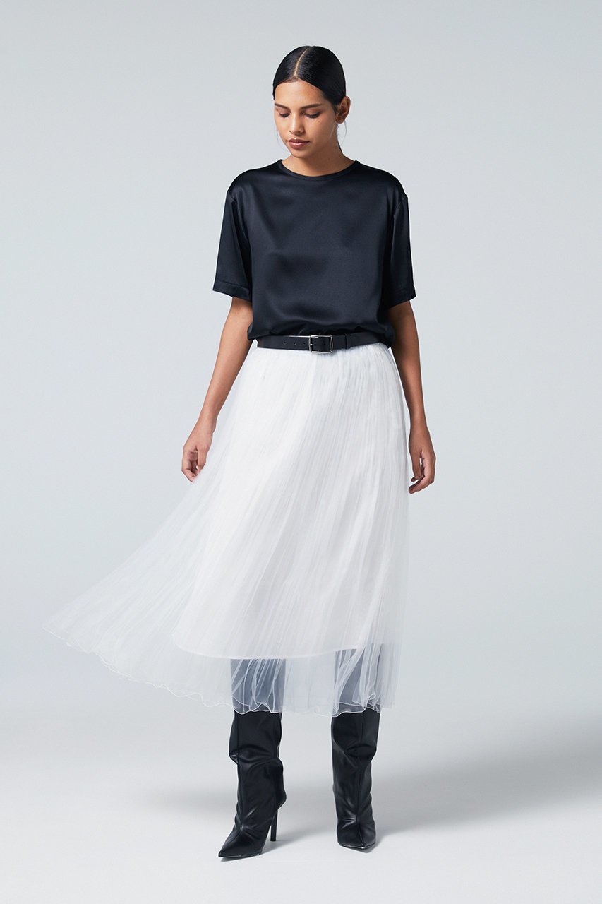 【オーヴィル/EAUVIRE】のウォッシャブルシルクTブラウス 人気、トレンドファッション・服の通販 founy(ファニー) ファッション Fashion レディースファッション Fashion for Women トップス・カットソー Cut & Sew Tops シャツ・ブラウス・オフィスカジュアル Elegant Blouses & Button-Ups ショート Short, Short Length シルク Silk, 100% Silk ストレッチ Stretch, Stretchy Fabric スリーブ Sleeve, Long Sleeve / Short Sleeve タンク Tank Top, Sleeveless Top エレガント 上品 Elegant 半袖 Short Sleeve, Half Sleeve other-8|ID: prp329100004102729 ipo3291000000035823347