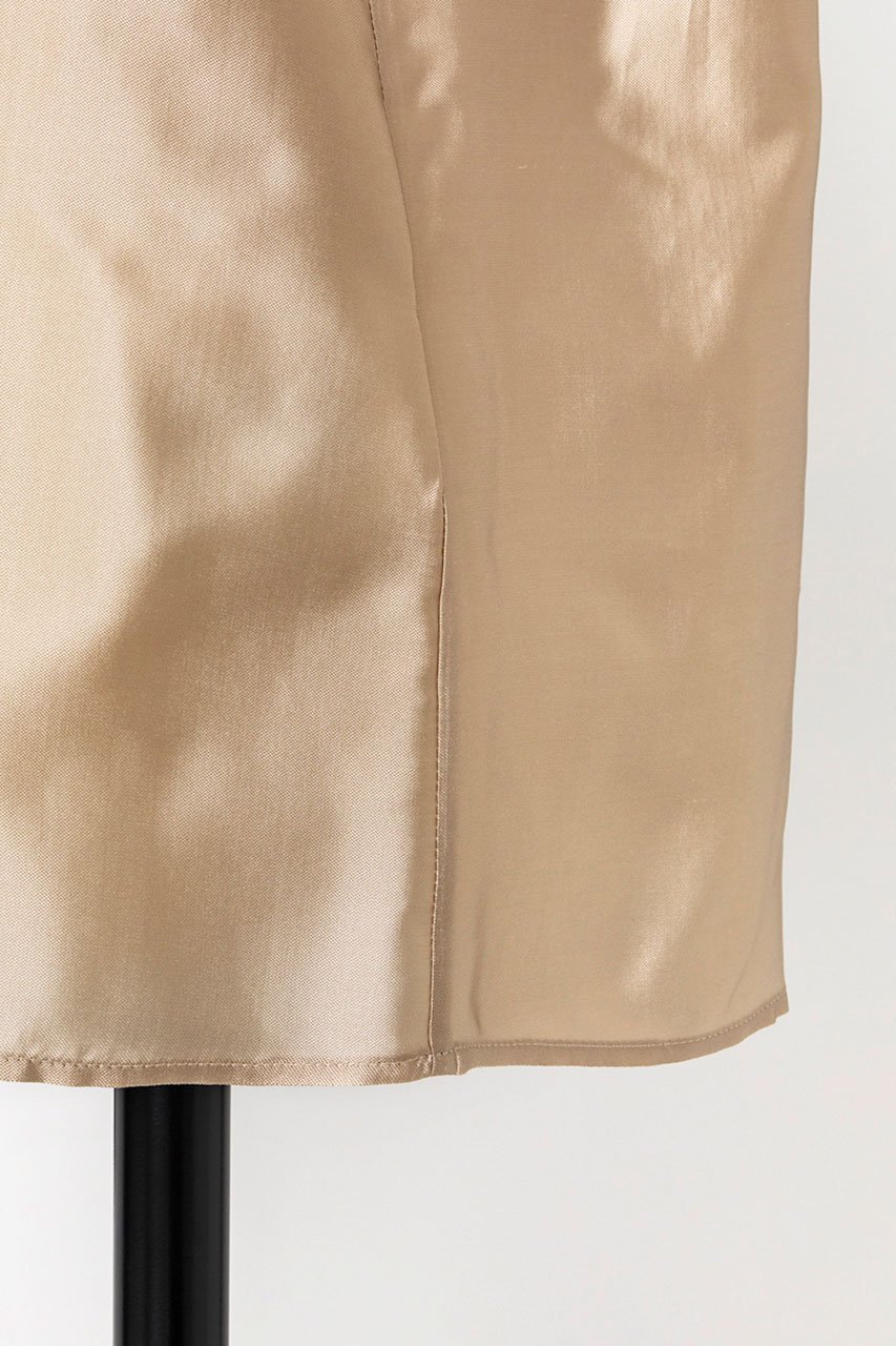 【オーヴィル/EAUVIRE】のシルク混タフタボウブラウス 人気、トレンドファッション・服の通販 founy(ファニー) 　ファッション　Fashion　レディースファッション　Fashion for Women　トップス・カットソー　Cut & Sew Tops　シャツ・ブラウス・オフィスカジュアル　Elegant Blouses & Button-Ups　カフス　Cuff Design　シルク　Silk, 100% Silk　スリーブ　Sleeve, Long Sleeve / Short Sleeve　フロント　Front, Front Design　ロング　Long, Long-Length　エレガント 上品　Elegant　日本製　Made In Japan　other-6|ID: prp329100004102733 ipo3291000000036722709