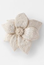 【オーヴィル/EAUVIRE】のマグネット付きスパンコールコサージュ ホワイト|ID: prp329100004102737 ipo3291000000036198248