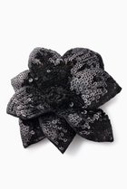 【オーヴィル/EAUVIRE】のマグネット付きスパンコールコサージュ ブラック|ID: prp329100004102737 ipo3291000000036198249