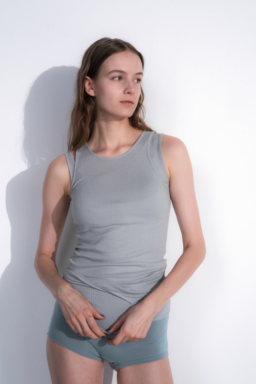 【サク レ/Sacre】のリブレイヤータンクトップ インテリア・キッズ・メンズ・レディースファッション・服の通販 founy(ファニー) ファッション Fashion レディースファッション Fashion for Women 下着・ランジェリー Lingerie & Intimates その他ランジェリー・インナーアイテム Other Lingerie / Intimates アシンメトリー Asymmetrical Style インナー Innerwear フィット Fit, Slim Fit フォルム Silhouette, Form ランジェリー Lingerie, Intimate Wear 再入荷 Restock / Back in Stock ライトモス|ID: prp329100004102742 ipo3291000000034462741