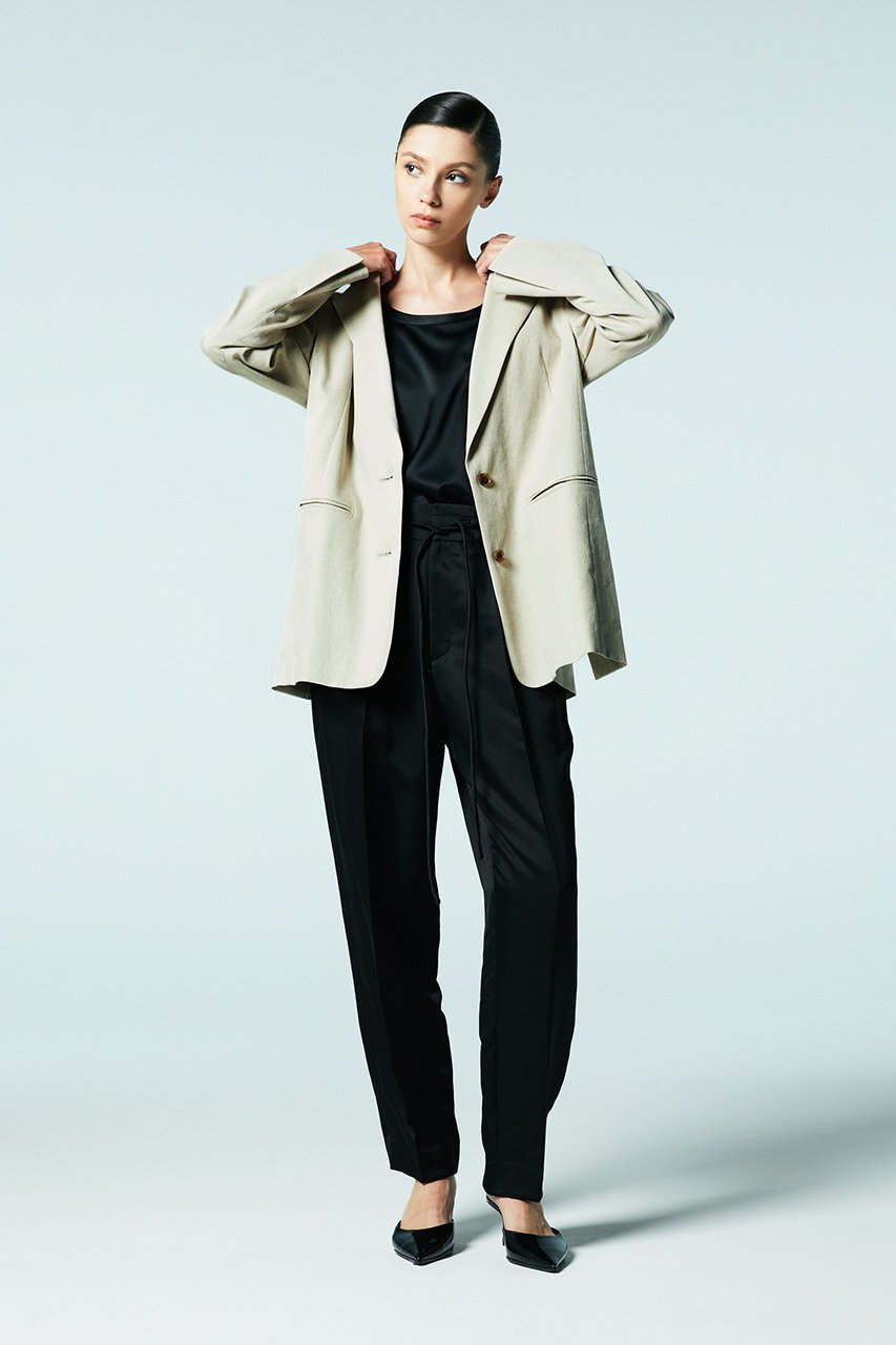 【オーヴィル/EAUVIRE】のシルク混ジョガーパンツ 人気、トレンドファッション・服の通販 founy(ファニー) 　ファッション　Fashion　レディースファッション　Fashion for Women　パンツ　Pants & Trousers　サテン　Satin, Glossy Fabric　シルク　Silk, 100% Silk　スタイリッシュ　Stylish, Fashionable　エレガント 上品　Elegant　other-6|ID: prp329100004102748 ipo3291000000036751061