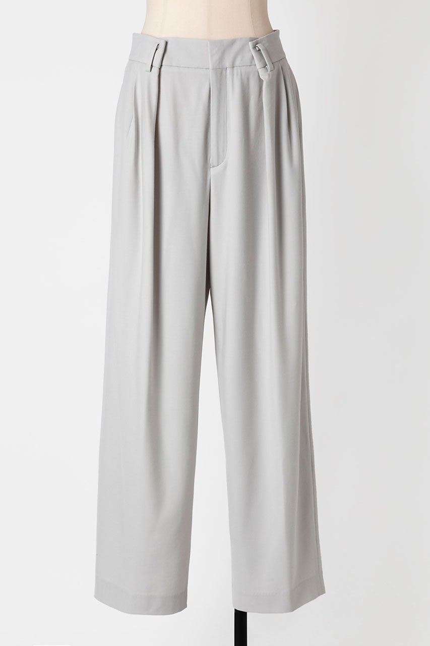 【オーヴィル/EAUVIRE】のワイドテーパードパンツ インテリア・キッズ・メンズ・レディースファッション・服の通販 founy(ファニー) 　ファッション　Fashion　レディースファッション　Fashion for Women　パンツ　Pants & Trousers　ボトム　Bottoms, Lower Wear　マニッシュ　Mannish, Boyish　日本製　Made In Japan　グレー|ID: prp329100004102751 ipo3291000000035811020